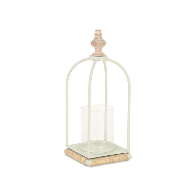 HomeRoots 14.25'' H Metal Tabletop Lantern