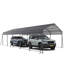 13 ft. W x 26.5 ft. D Metal Carport, Car Canopy and Shelter