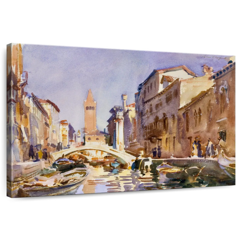 Kavia Venetian Canal 1913, 26" H x 39" W