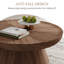 Table basse ronde et meuble télé 94,5 po