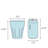 JoyJolt Lacey Double Wall Whiskey Glass, 10oz