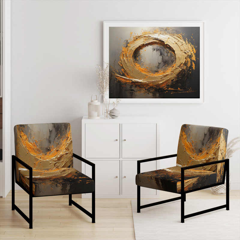 Fauteuil d'appoint Celada, Noir, noir, noir, noir