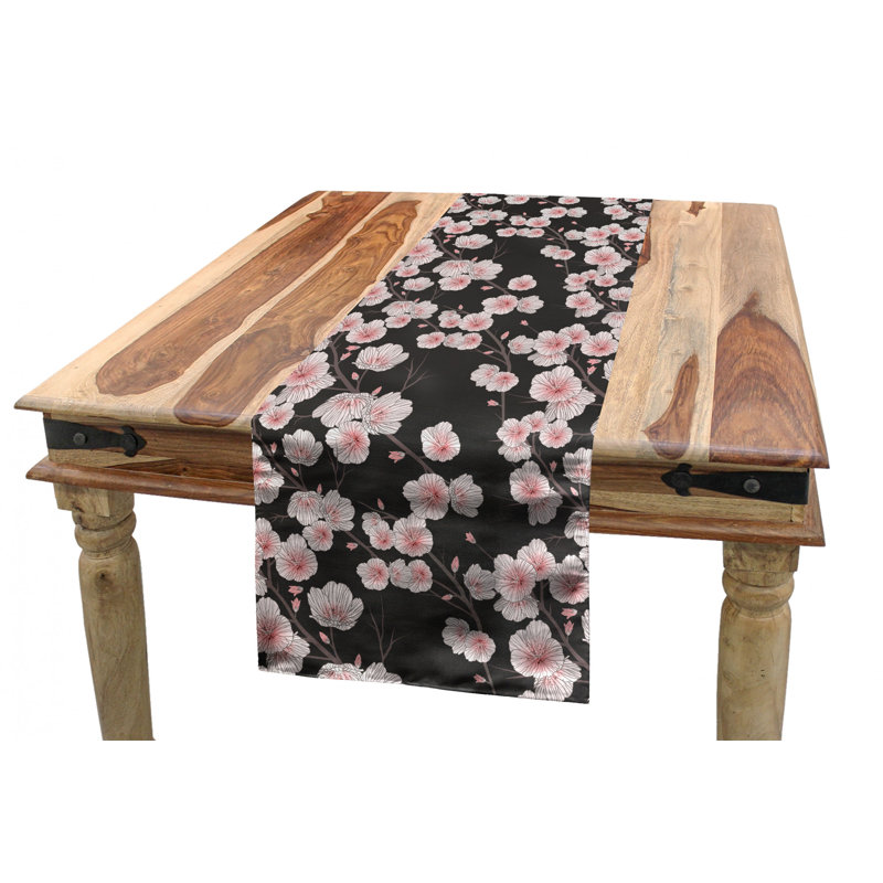 Cherry Blossom Table Runner, 90" x 16"