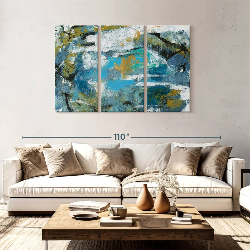 Avery Abstract Impromptu II, 48" H x 74" W