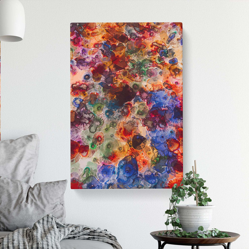 Colour Me in Abstract - Wrapped Canvas, 91cm H x 60cm W x 3cm D