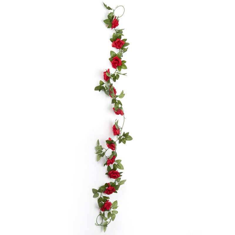 Guirlande de roses 7 ', rouge