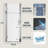 28" - 30" W X 72" H Pivot Hinged Swing Frameless Shower Door With Clear Glass-115741282