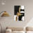 Golden Contrast I Canvas Gold Leaf Wall Art by Art Remedy-107456286-107456268
