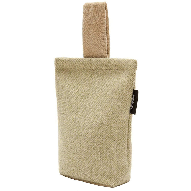 Herringbone Door Stop, Sage Green