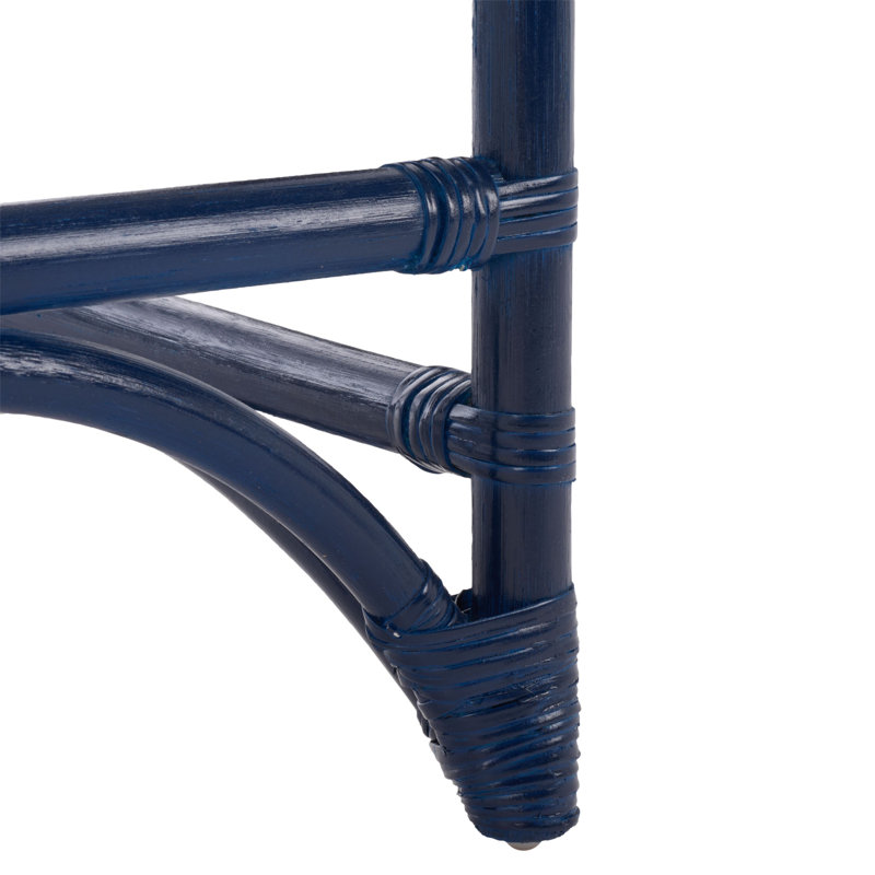 Tabouret de bar avec coussin Zorianna, Marine