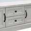 Banc de rangement avec 2 tiroirs et 2 armoires-4851488