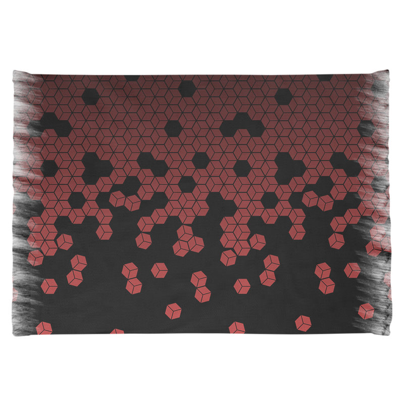 Tapis noir/rouge culbuté Mcguigan, Oui