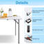 Table carrée pliante 34 "