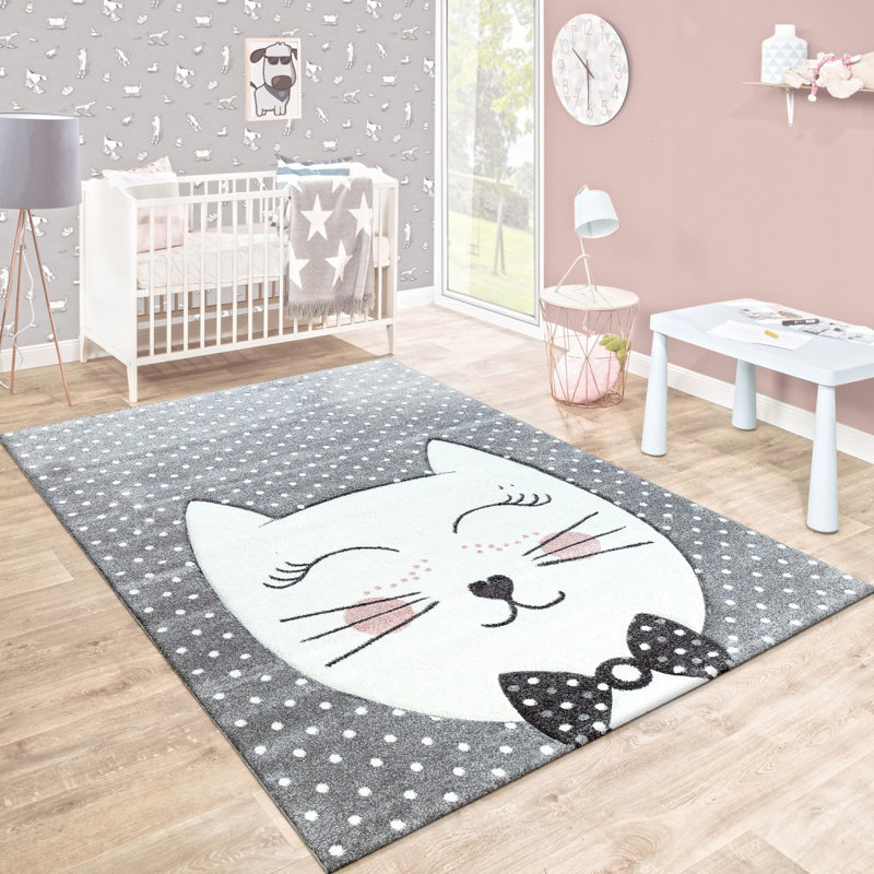 Rothschild Grey Rug, Rectangle 120 x 170cm