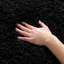 Angeliya Hand-Woven Flatweave Black Area Rug-19276455