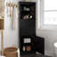 68.9" Tall  Corner Storage Cabinet With Open Shelf, Drawers  And Door-1400803216