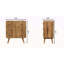 Commode à rainure en T, 3 tiroirs