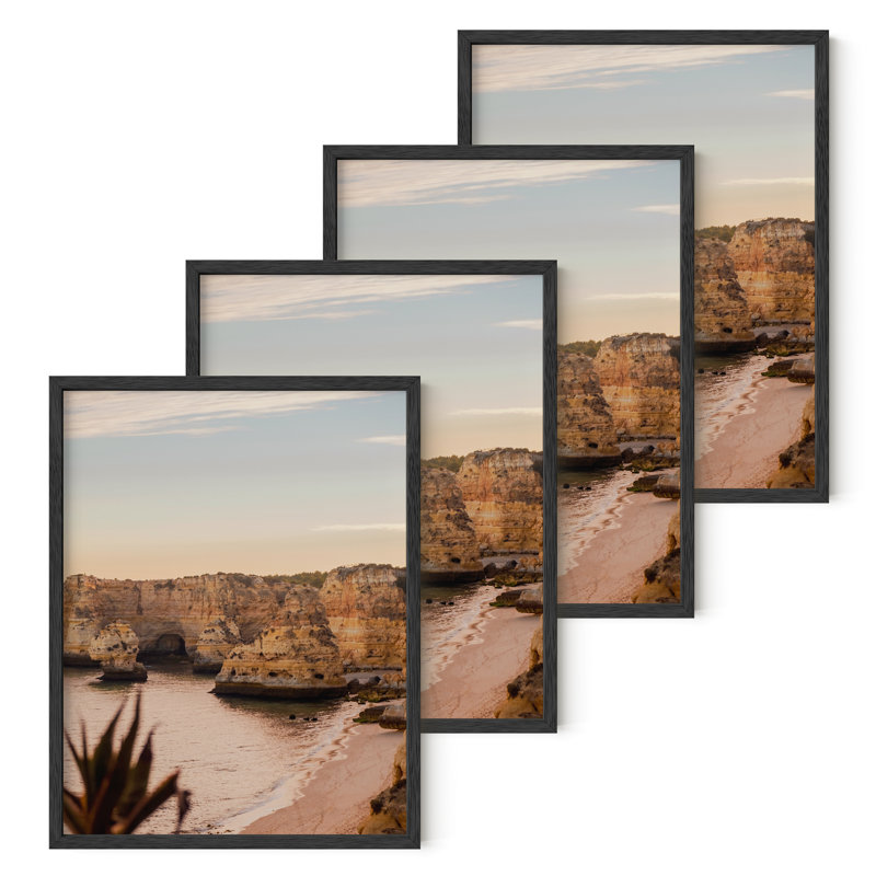 Cadre photo en bois, L 8,5 po x H 11 po, Noyer