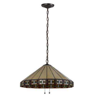 Luminaire suspendu pour 2 lumières unique