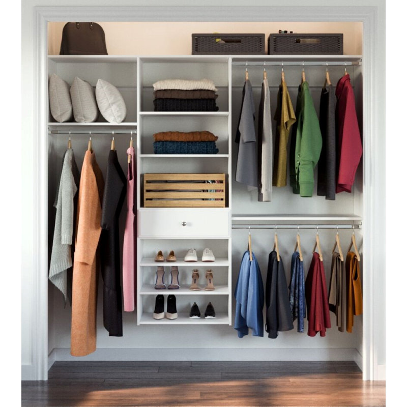 Ensembles de rangement avec grille l 84 po Grid, Blanc