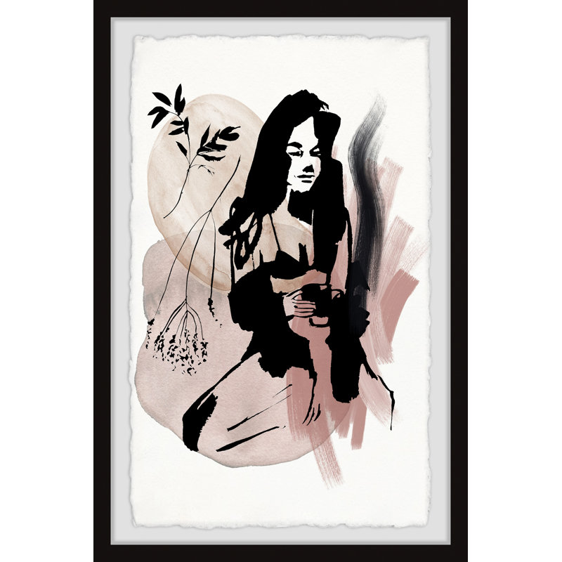 "Work Of Fiction" Framed Painting Print, 24"H x 16"W