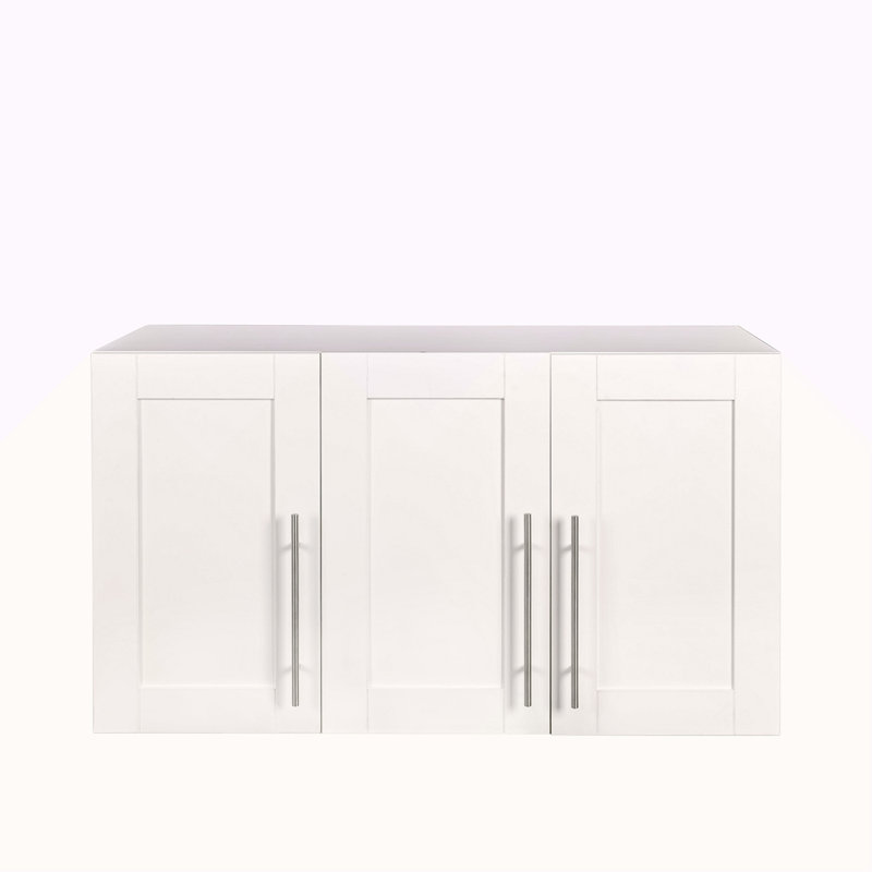 Armoire de rangement murale empilable, P 15,75 po x l 35,43 po x H 19,69 po