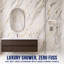 Panneau mural Falkirk Irvine III 4 pi x 9 pi en marbre UV blanc brillant or gris (paquet de 2)-128543157