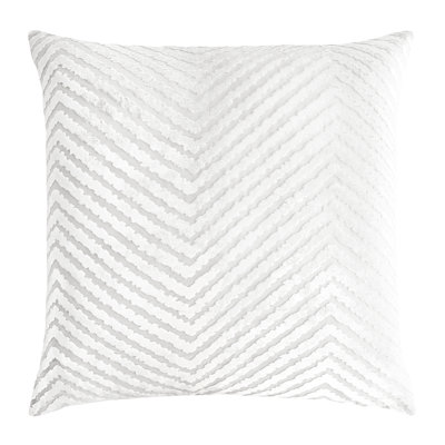 Chevron Velvet Pillow Cover & Insert