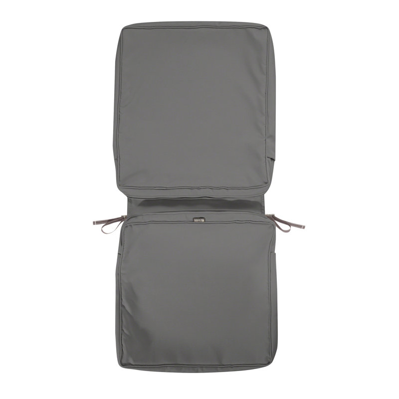 Coussin de chaise longue Ayvion, Charbon clair