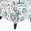 Fauteuil inclinable rembourré à dossier manuel