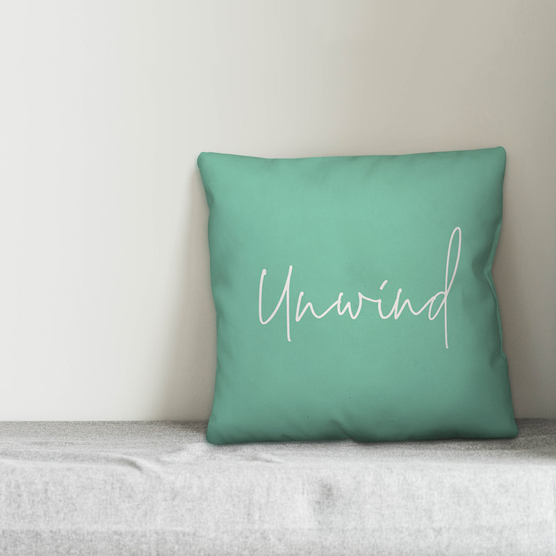 Outdoor Throw Pillow, 16" x 16", Mint Green