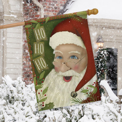Primitive Santa Domnic House Flag