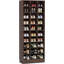 Armoire de rangement pour chaussures 25,6 "à 10 niveaux de style espresso, organisateur moderne en bois à 30 casiers-1102475376