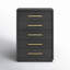 Langley 5 Drawer 35.98" W Chest-811683638