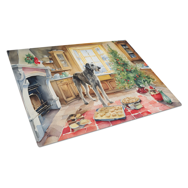 Planche à découper en verre Irish Christmas