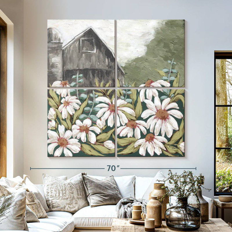 Harnek Summer On The Farm, 57" H x 57" W