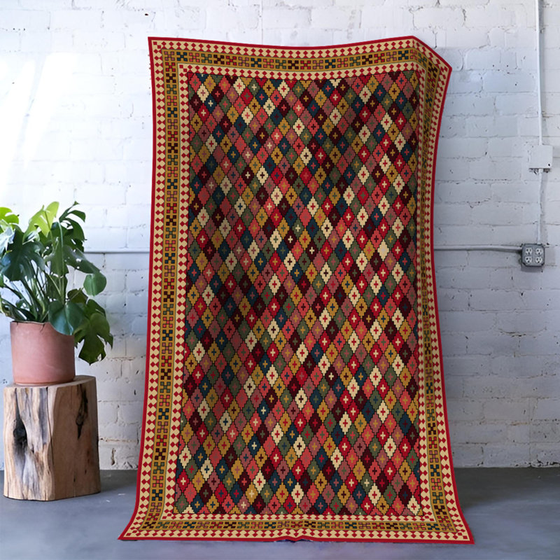 Tapis intérieur / extérieur Kochyar, Rectangle 4 pi 8 po x 6 pi 7 po