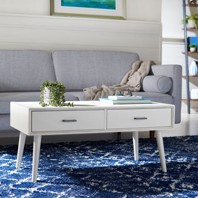 Foerster Solid Wood Top Single Coffee Table