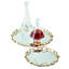 Linked Mirrored Tray-Brass-Lg-12718849