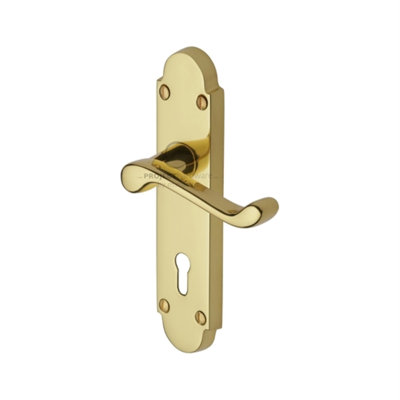 Heritage Brass Project Hardware Door Handle Lever Lock Milton Design