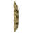 Gold Succulent Wall Plaque - 9.81 In. X 1.63 In., Resin & Metal, Modern Home Decor Piece 10X1.6X10 Inches, And Luminous Finish For Office