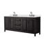 Meuble-lavabo double 80 po avec plateau en quartz Daria-100481600-100481601-100501982