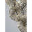 24X2x42" Gold Iron Wall Art