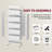5-Drawer Metal File Lateral Cabinet – 35.43" W with Lock-35645741