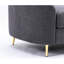 Plage en lin gris chic, structure stable, table d'appoint modulaire Relaxing Time, sièges adaptables