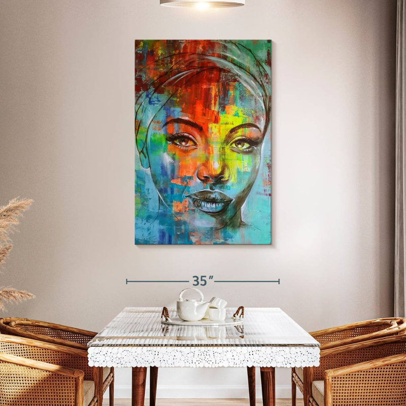 Leisha Chaba She Knows, 48" H x 32" W