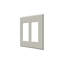 Deltana SWP4741U26 Switch Plate; Double Rocker; Bright Chrome Finish-961455604
