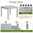 5 Piece Wooden Dining Table Set