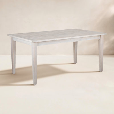 Amina 64" Acacia Patio Dining Table
