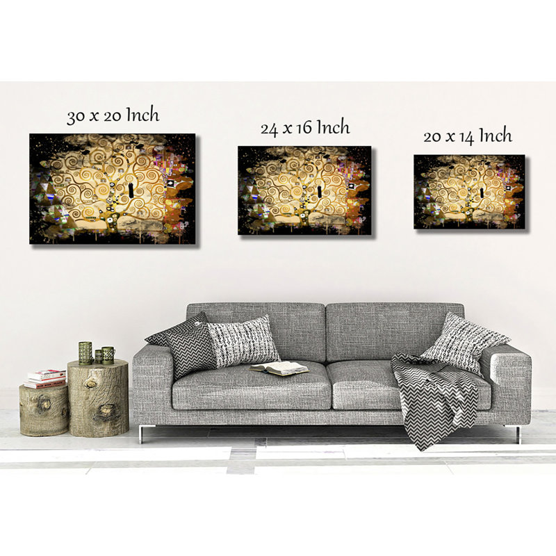 Gustav Klimt - Wrapped Canvas Print, 35cm H x 50cm W